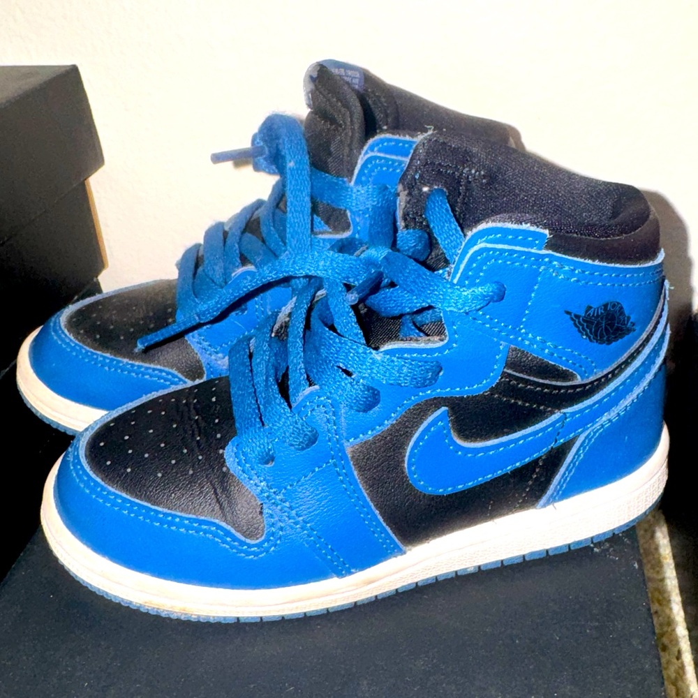 Black and blue Nike